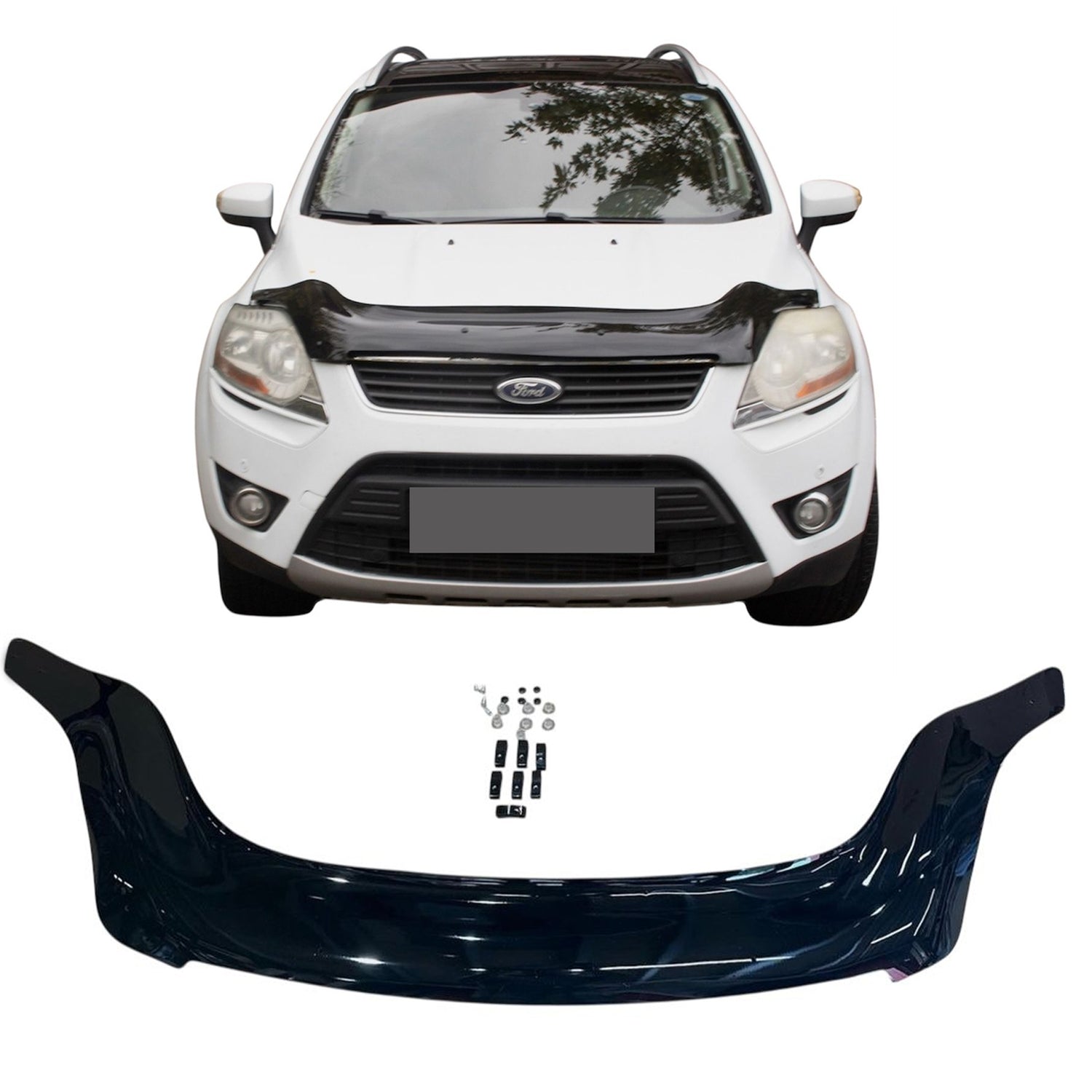 Fits FORD KUGA 1ST GEN Bonnet Protector with Fixing