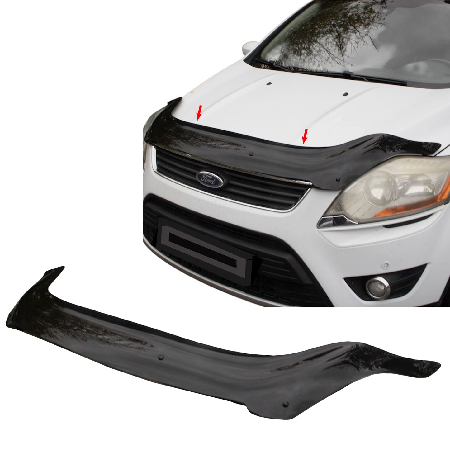 Fits FORD KUGA 1ST GEN [2008-2012] Bonnet Guard 