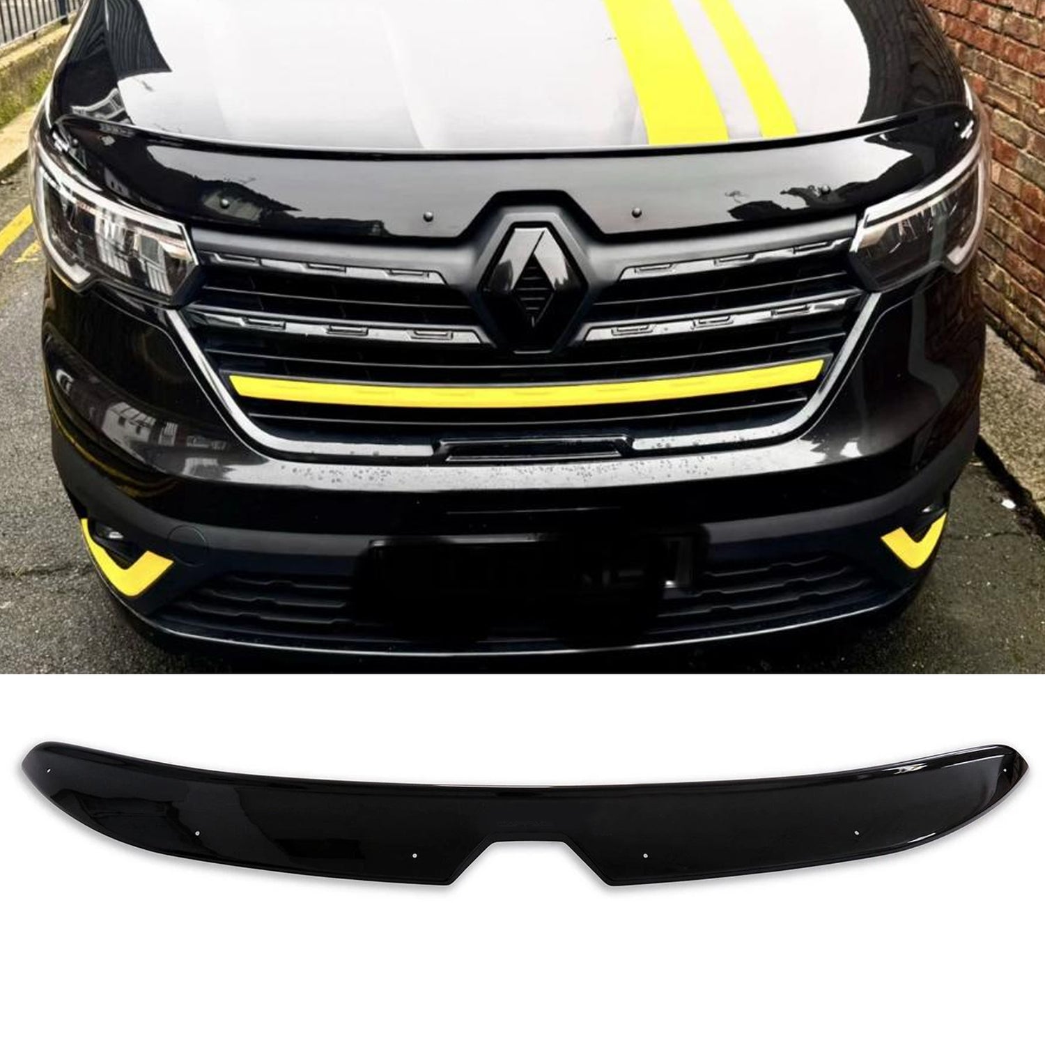 PinochUKka | Fits Renault Trafic MK3 2ND FACELIFT [2020 ON] Bonnet Guard