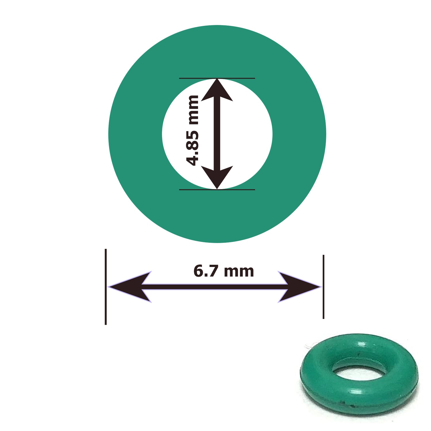 1.4 TDCi Fuel Injector O-Ring Seal Fits Citroen