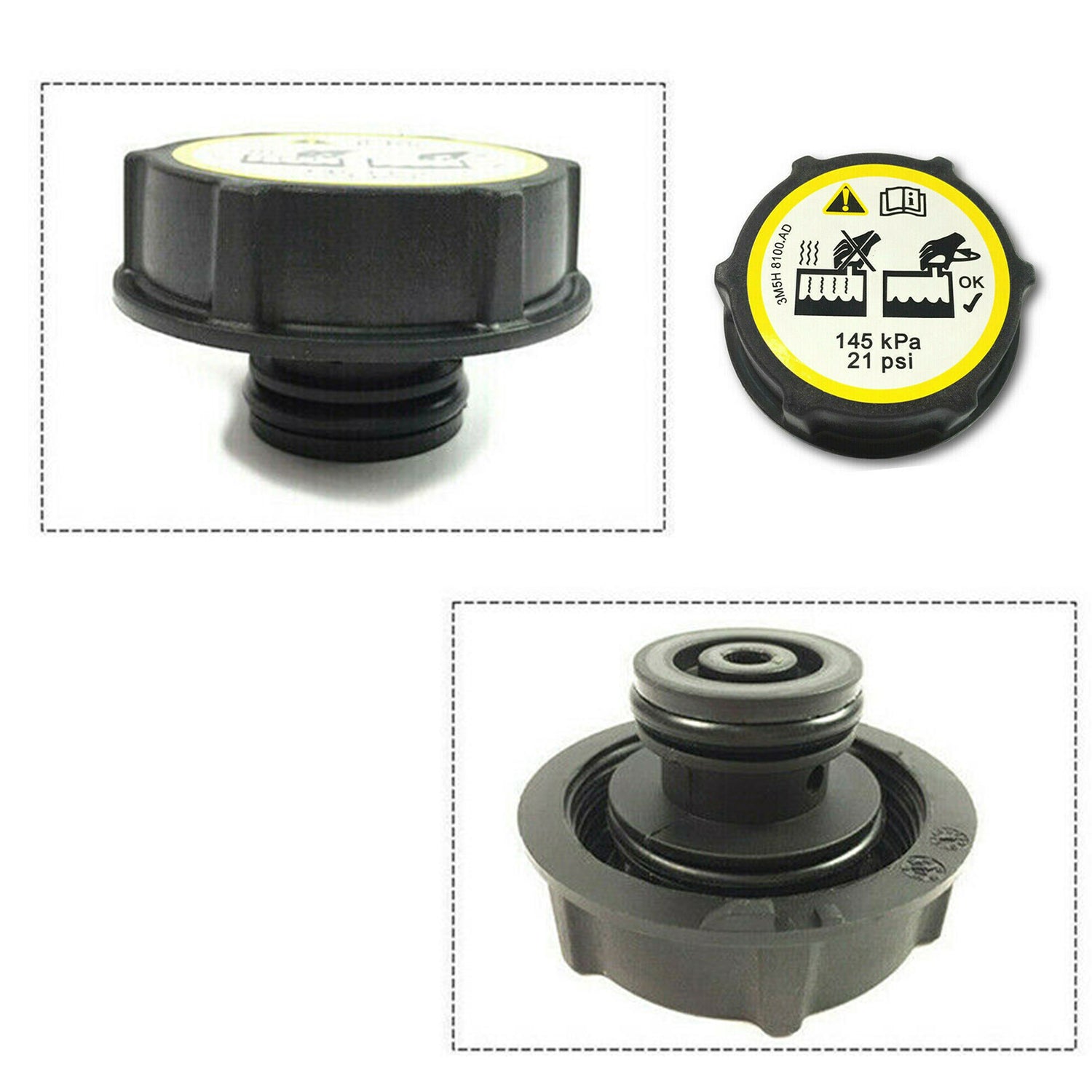 Radiator Cap 1224233, 1301104, 3M5H8100AC,  LR000243