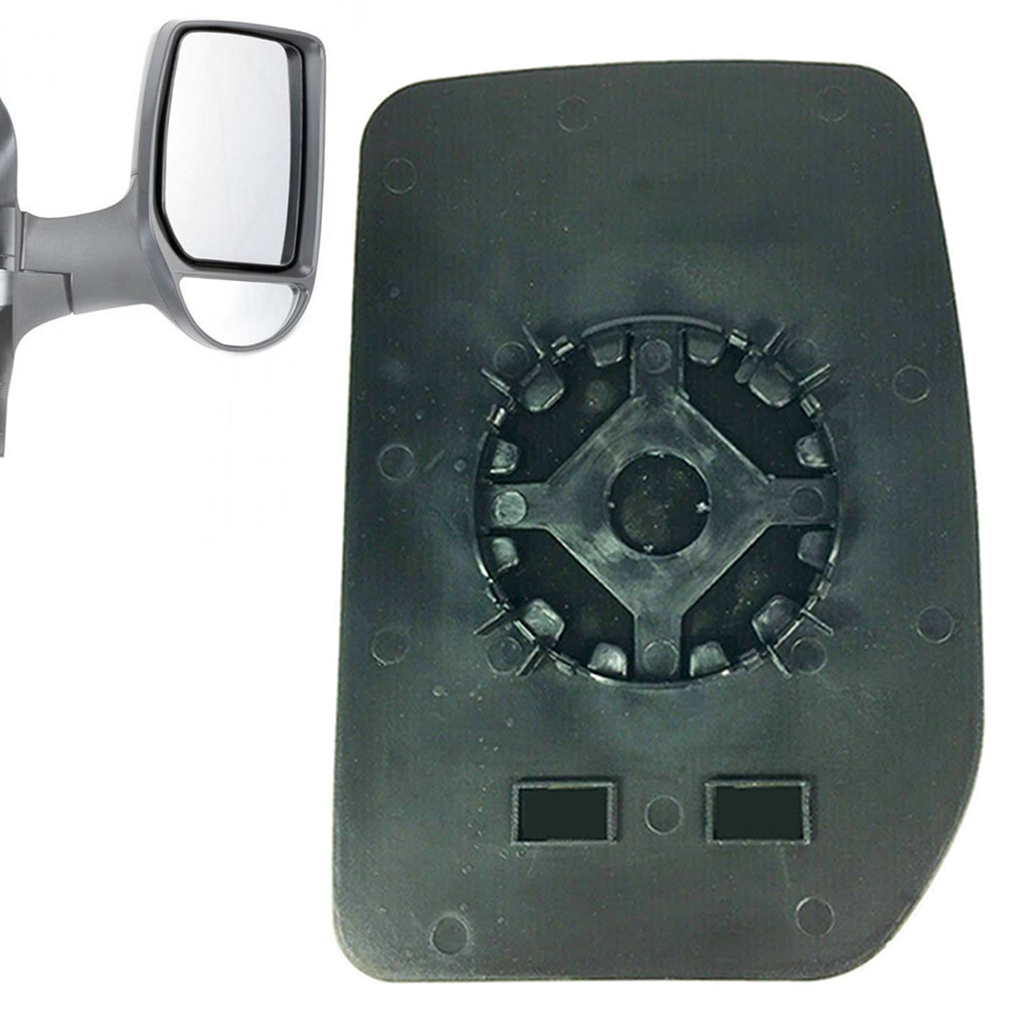 Fits Ford Transit MK6 MK7 [2000-2014] Front Right Driver Offside Wing Mirror Upper Glass (Non-Heated) YC1517K740AA, 4059964