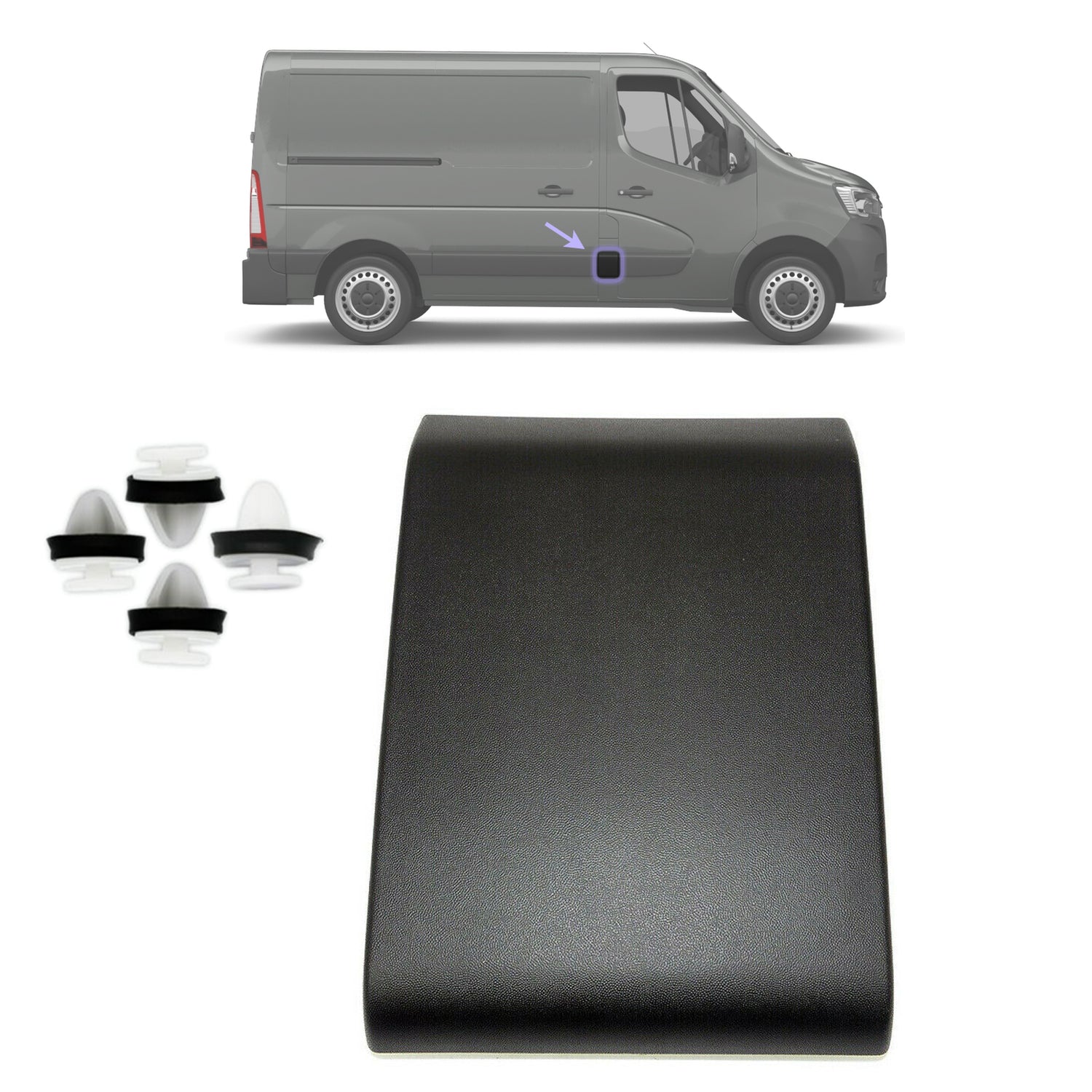 PinochUKka | Front Right Door Moulding Short Chassis Fits Renault Master III MK3 