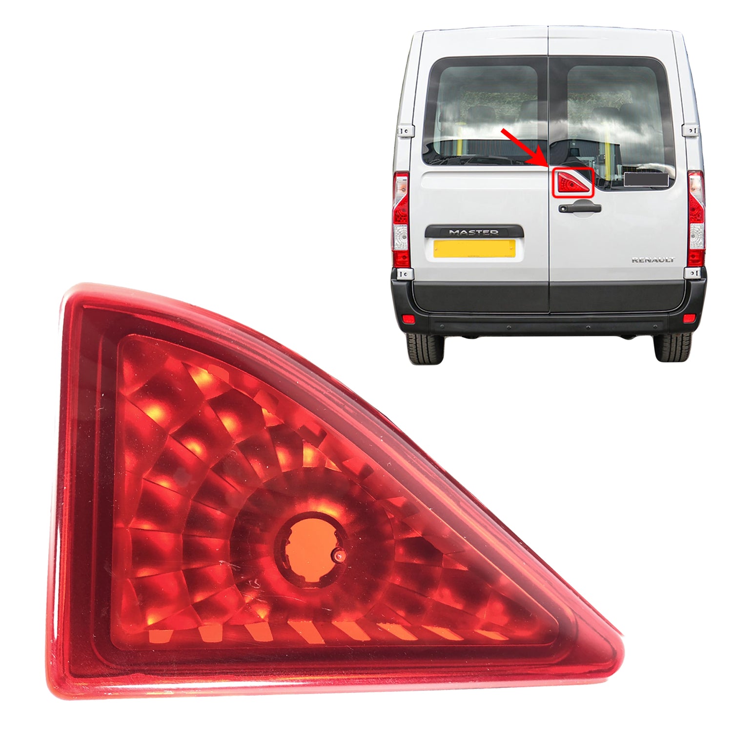 Rear Red 3rd Central Brake Light Lamp Nissan NV400