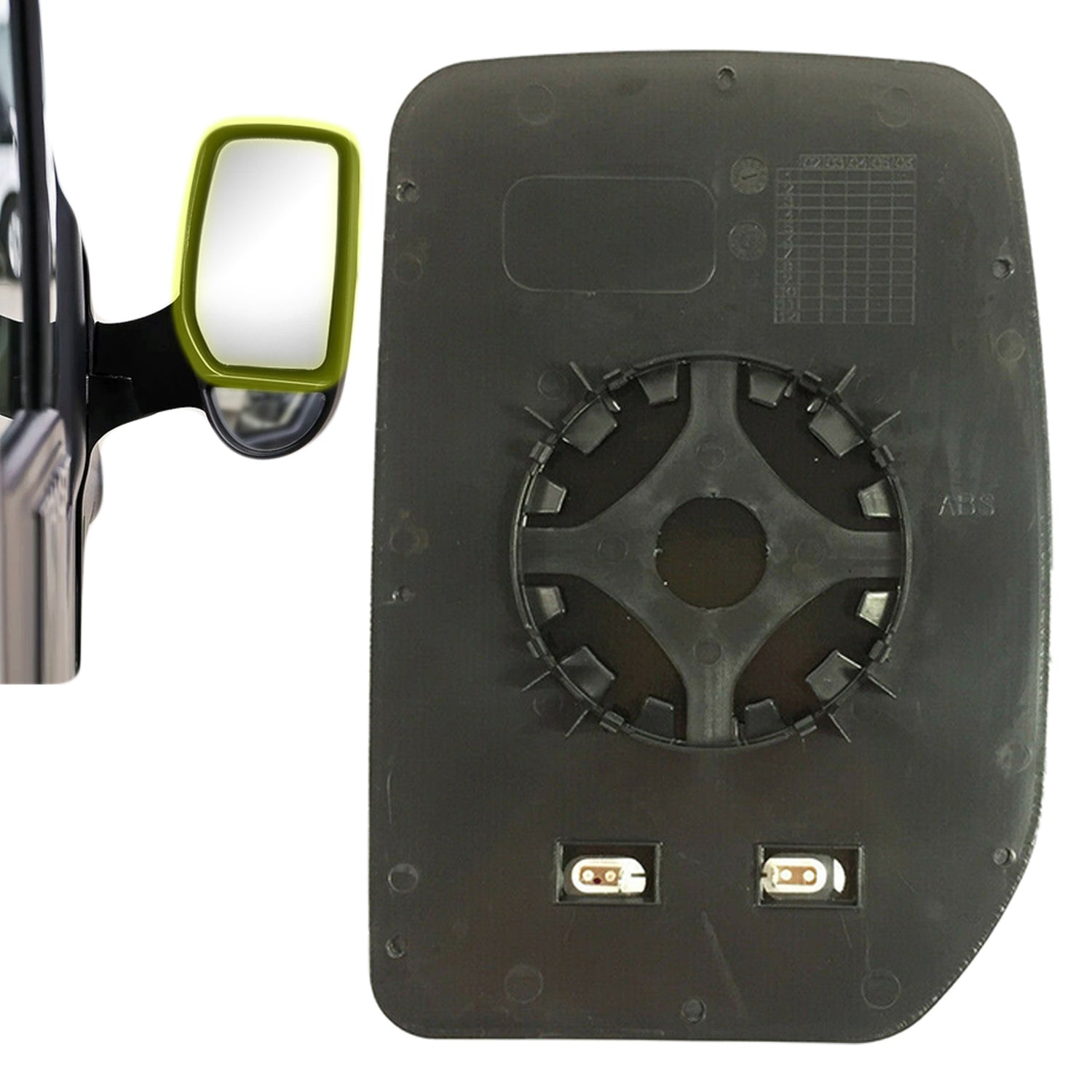 Pino Car Parts | Ford Transit 2000-2014 Heated Right Mirror Glass