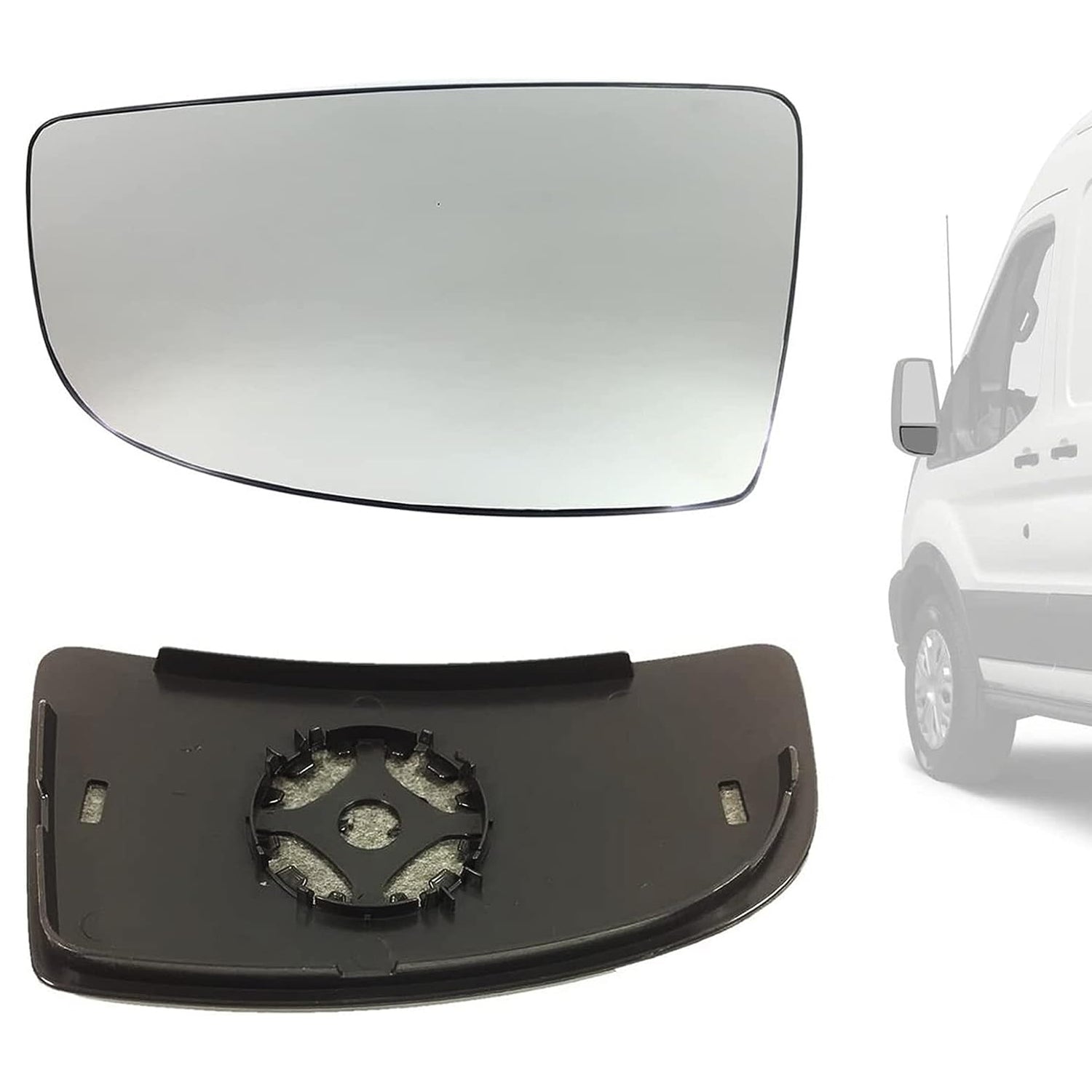 Pinochukka | Ford Transit MK8 Passenger Blind Spot  Wing Mirror Glass