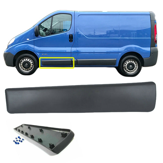 PinochUKka | Front Left Door Moulding Trafic Vivaro Primastar 8200036088, 91165346, 4408631