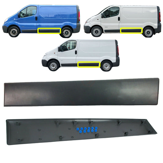 PinochUKka | Left Side Moulding Trim Renault Trafic 8200036093