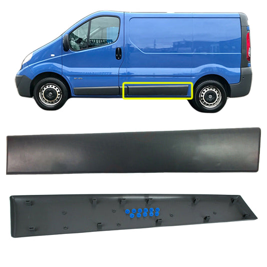 PinochUKka | Left Passenger Side Moulding Trim Vauxhall Vivaro 8200036093, 91165348