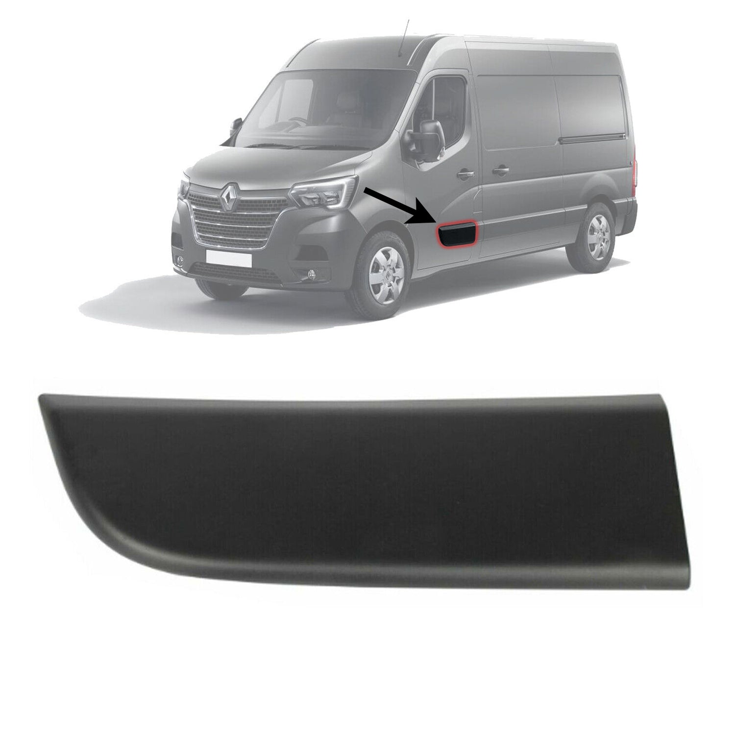 PinochUKka | Front Passenger Moulding Protective Strip Fit Movano B 808210166R
