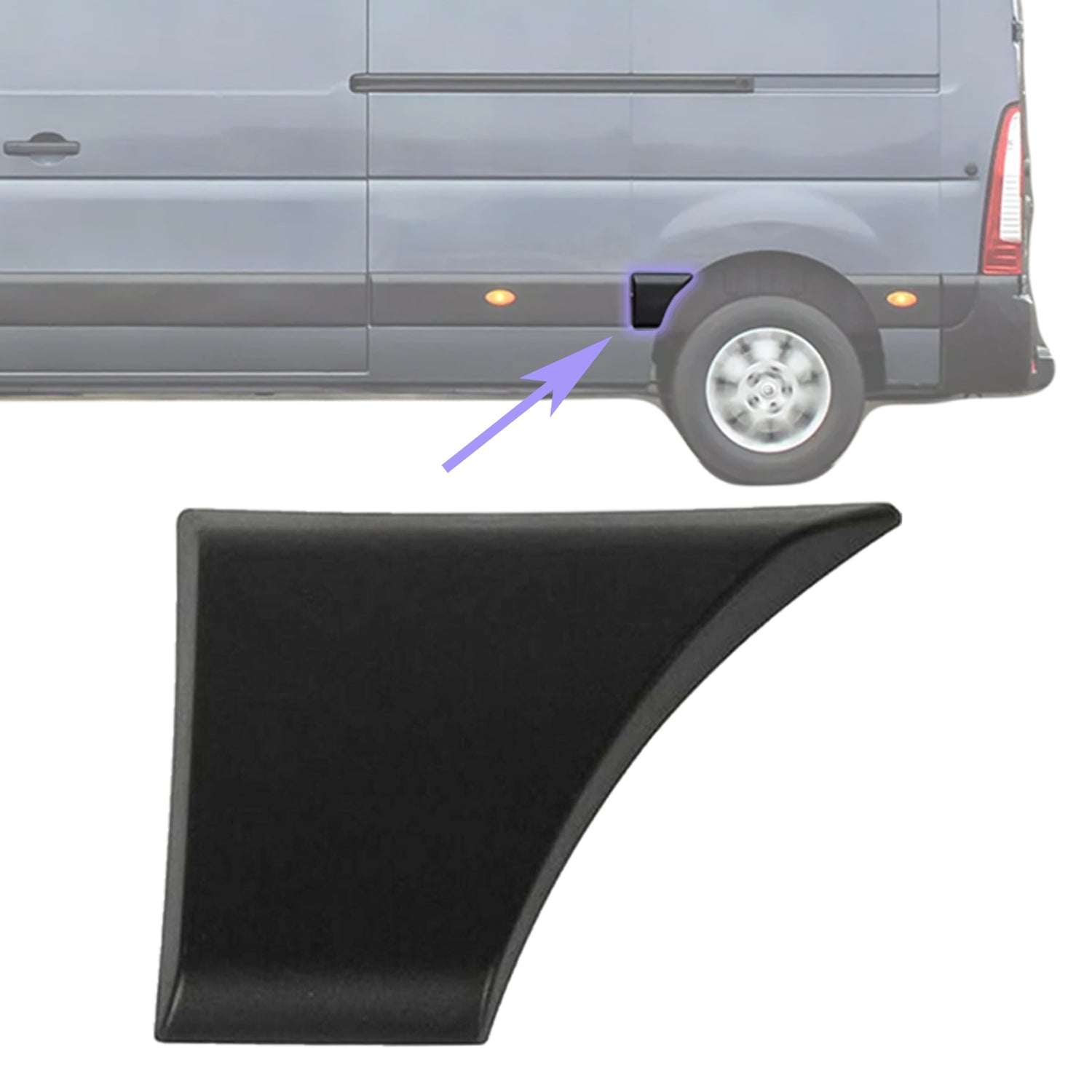 PinochUKka | Rear Left N/S Moulding Protective Strip Fit Vauxhall Movano 768F20004R