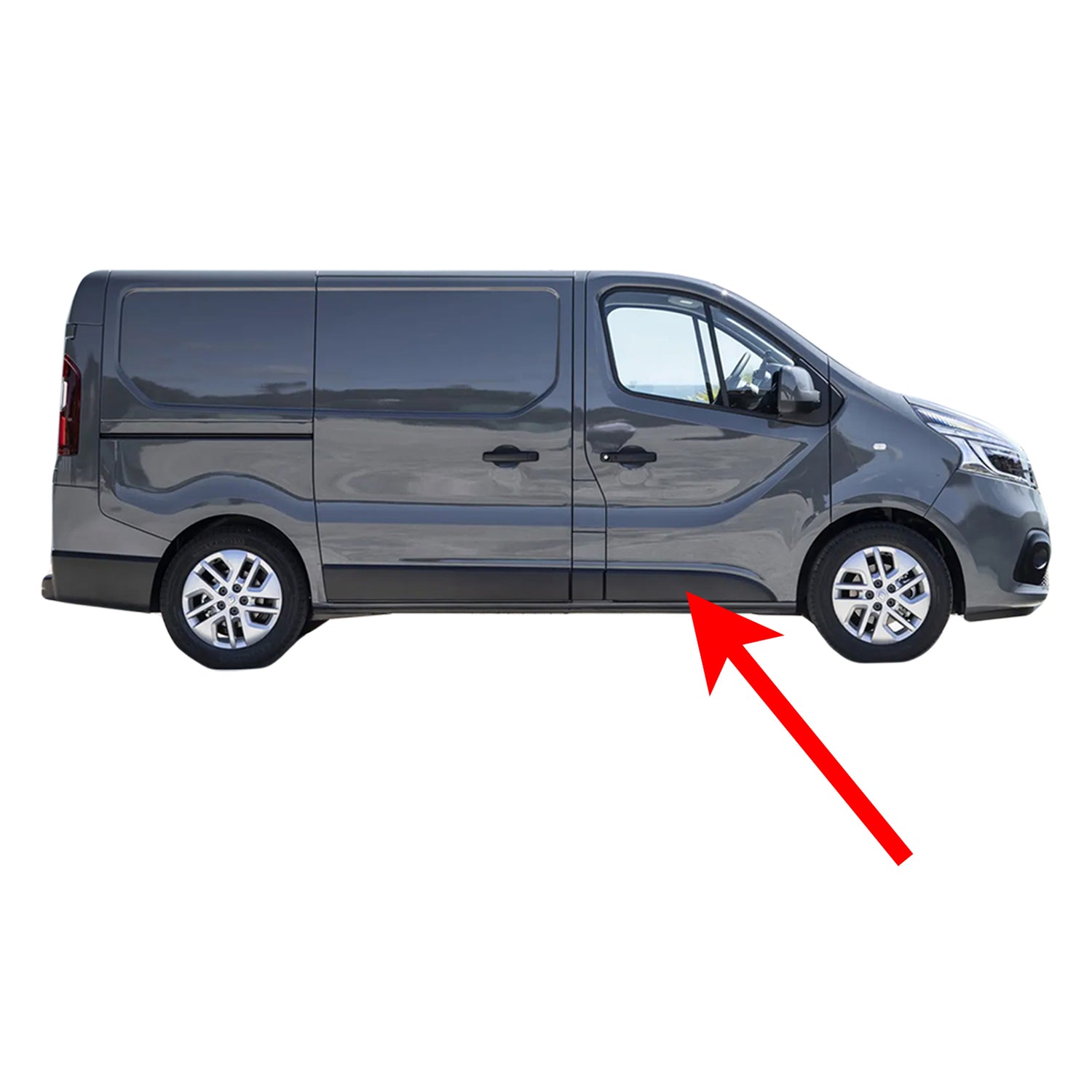 PinochUKka | Right Door Protective Moulding Trim Fits Vauxhall Vivaro 4407219