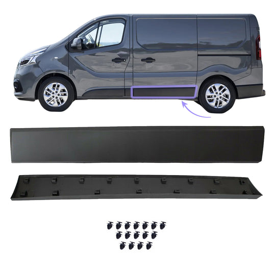 PinochUKka | Left Sliding Protective Moulding Trim Fits Renault Trafic