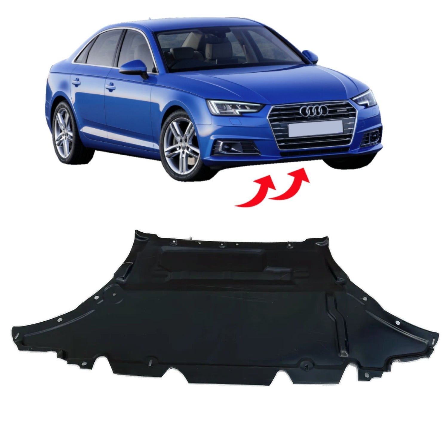 PinochUKka | Fits AUDI A5 [2008-2012] Undertray Rust Shield Under Tray